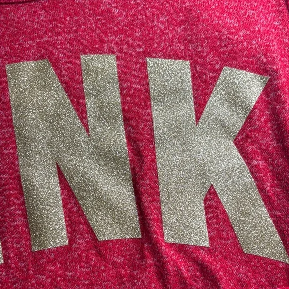 Victoria's Secret Red and Gold PINK Top - Picture 3 of 4
